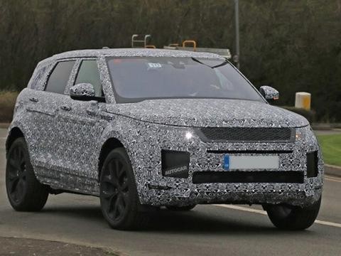 借鉴揽胜星脉设计元素  全新路虎揽胜极光谍照