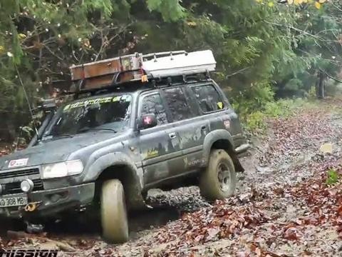 兰德酷路泽等车型山林越野实战