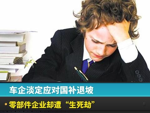 车企淡定应对国补退坡，零部件企业却遭“生死劫”
