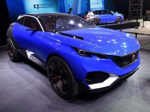 标致新车，论外观宝马i8都得服，车顶全玻璃剪刀门，投产立马红