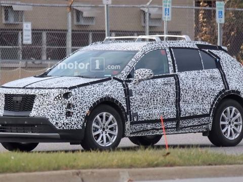 全新的入门级SUV 凯迪拉克XT4轻度伪装谍照曝光