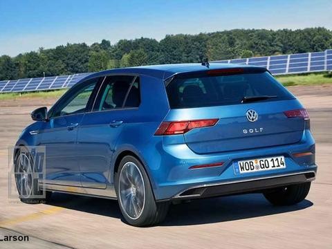 全新外观设计 大众新一代高尔夫效果图