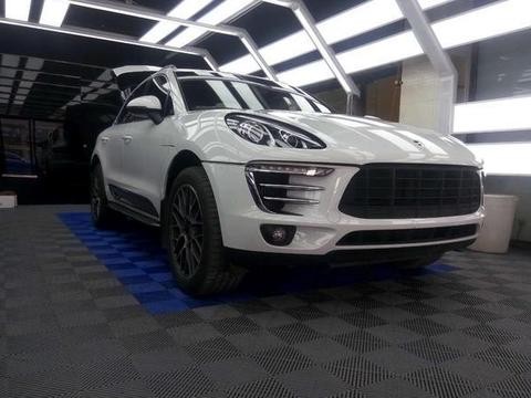 保时捷Macan白色改3M缎白色光滑细腻、众想丝滑！