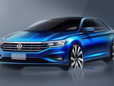 全新捷达预告，造型不输Arteon，内饰像奥迪!搭载8AT!