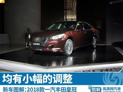 2018款丰田皇冠上市，售26.48万起 均有小幅升级