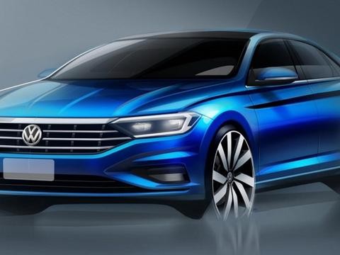 外观像凌度也像帕萨特，内饰不再“大众”化，新速腾成“小钢炮”