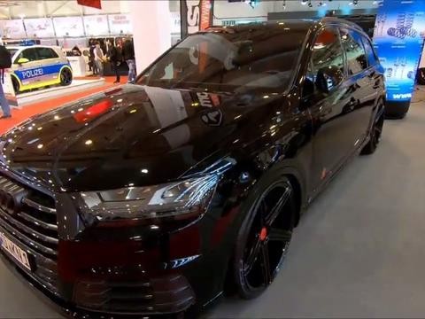 奥迪Q7全黑改装，神秘感十足！