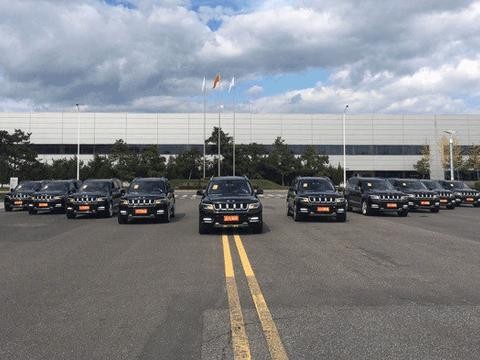 北汽BJ90已被大量采购当警车, 非常威武, 不愧最贵国产SUV