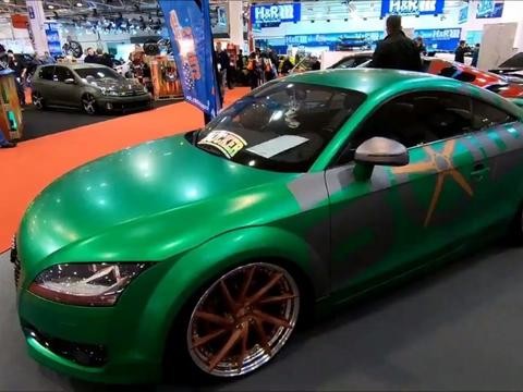 实拍奥迪TT 8J COUPE改装版