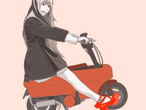 与汽车捆绑销售的可爱小摩托，不单卖哦