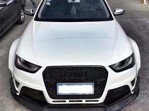 15年奥迪A4L改RS4改装宽体大包围