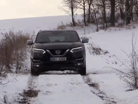 新日产逍客4x4雪地越野实战