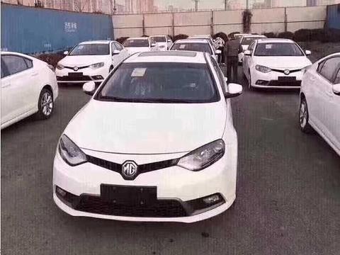 偶遇大量14款名爵6库存车，工作人员：造型太丑，5折都没人要