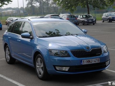 欧洲街头拍的旅行车大众神车