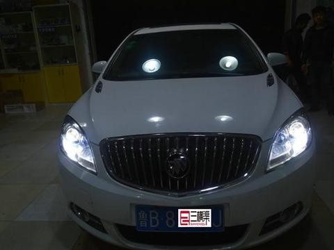 别克英朗GT深度升级双光透镜，照地不照人