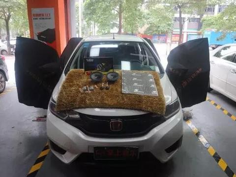 本田飞度音响简单升级英国正弦波S3入门性价比两分频套装