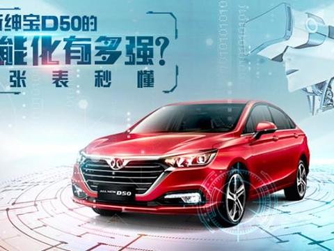全新绅宝D50的智能化有多强？两张表秒懂