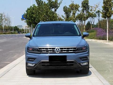 途观L汽车改色亮水泥灰贴膜效果图