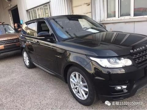 17款路虎揽胜运动3.0柴油版天津港最新报价路虎3.0柴油百公里油耗