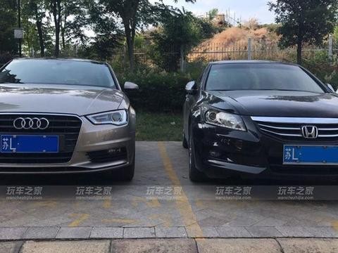 奥迪A3 1.4T改装案例 极光蓝S3外观达成