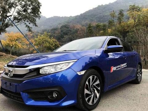 作者心中满分思域改装 内外兼修 加尾翼内饰摒弃塑料感