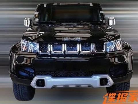 新款北京BJ40无伪谍照 有望明年4月亮相