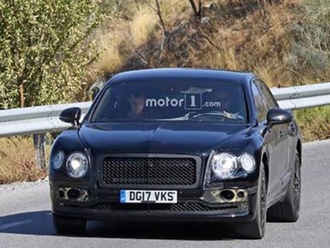 全新一代宾利飞驰谍照曝光 或2018年发布