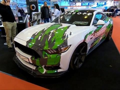 实拍福特野马5.0GT SCHROPP改装版