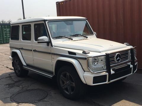 17款欧版奔驰G500全尺寸顶级豪华越野怪兽港口现车