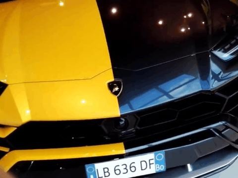 首台双色兰博基尼SUV到店, 颜值爆表, 网友: 这外观众泰真仿不了