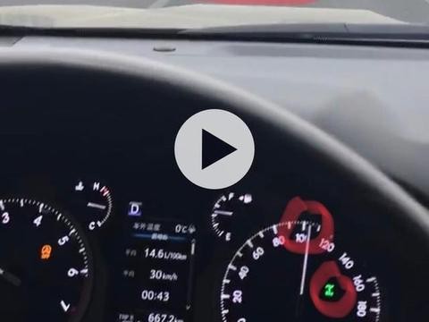 2018款中规普拉多铺装路面挂高速4驱实测