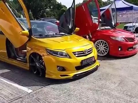 实拍丰田卡罗拉重度改装案例