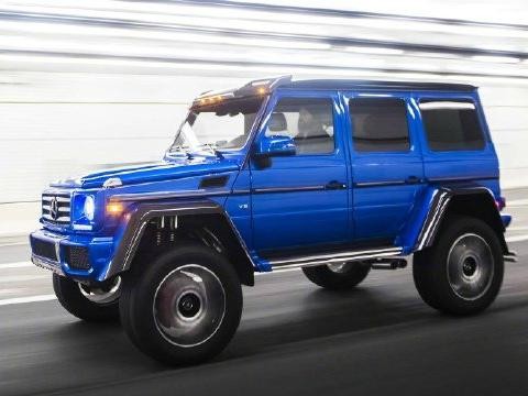 把这辆蓝色奔驰大G，当作你的新年礼物如何