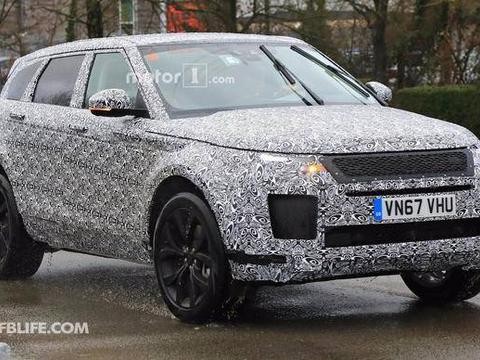 尺寸有所增加 新一代路虎揽胜极光路试谍照曝光