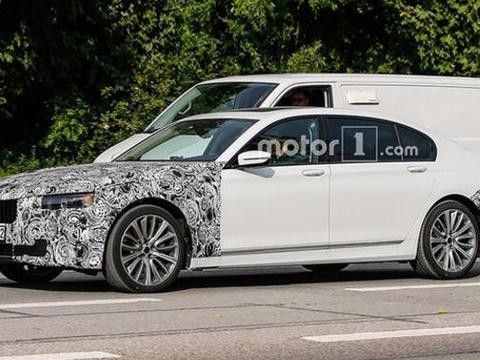 毫无亮点 全新宝马7系路试谍照曝光