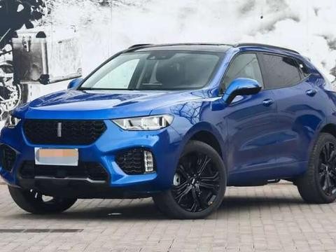 15万的国产SUV, 轿跑车身四根排气管, 全景透明车顶