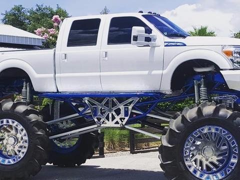 比猛禽更霸气的福特皮卡，三层楼那么高，兰博基尼惨遭羞辱