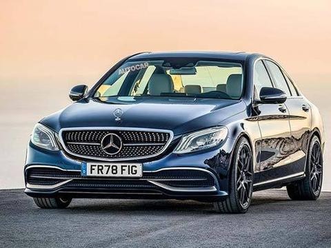 新款奔驰C级假想图曝光 日内瓦车展亮相