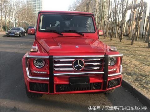 身体素质过硬，习惯了硬碰硬，美女的杀手中国红色奔驰G550