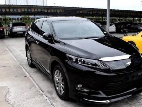 丰田Harrier换车标, 外观霸气不输宝马奥迪, 顶级内饰, 卖白菜价