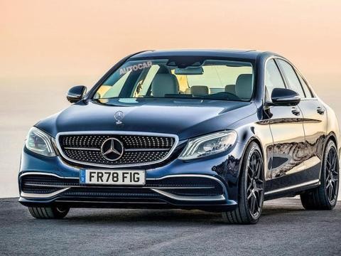 新奔驰C级即将亮相, 比宝马3系更显豪华档次！