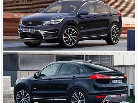 国产车两大企业看向了同一个方向, 吉利出品轿跑型SUV科技感很高