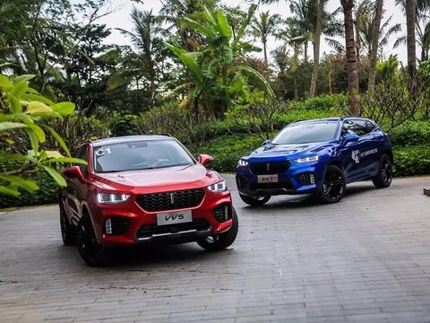 自主豪华SUV领航者，WEY VV5车身各款颜色合集，想买就看看！