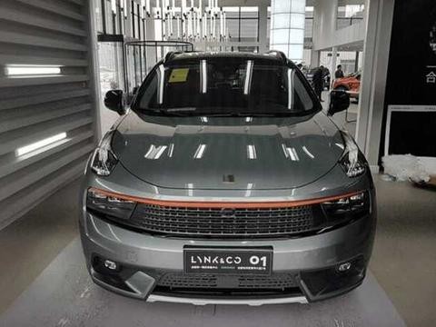 首台领克01时间限量版提车, 灰色很别致, 车主: 花22万面子足