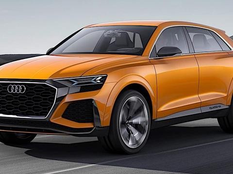 混动引擎4.7s破百, 概念车外观内饰两块屏, 奥迪SUV新旗舰6月首发