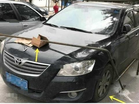 胡乱停车给他人带来不便 看这位乱停车主如何受整蛊