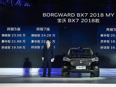 月销量马上不足千台 宝沃BX7推新款能救赎么？！