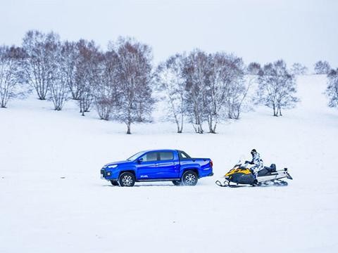 域见乌兰布统的雪 全新域虎演绎皮卡精神！
