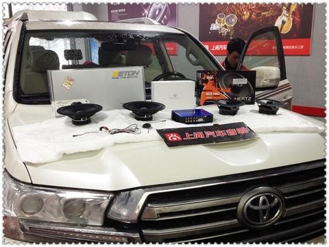 拒绝不了的音质诱惑   西安丰田酷路泽无损改装德国伊顿两分频音响