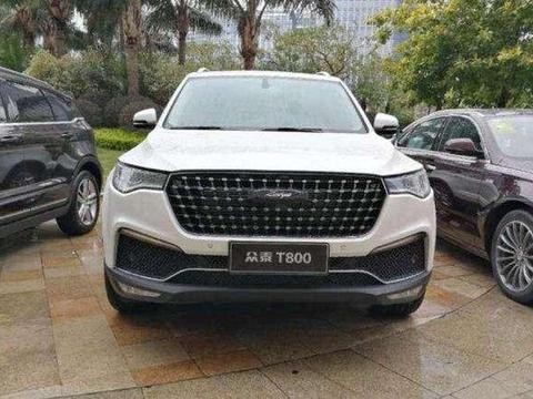 国内首台众泰T800到店, 比路虎霸气, 比普拉多还大, 或12万起售